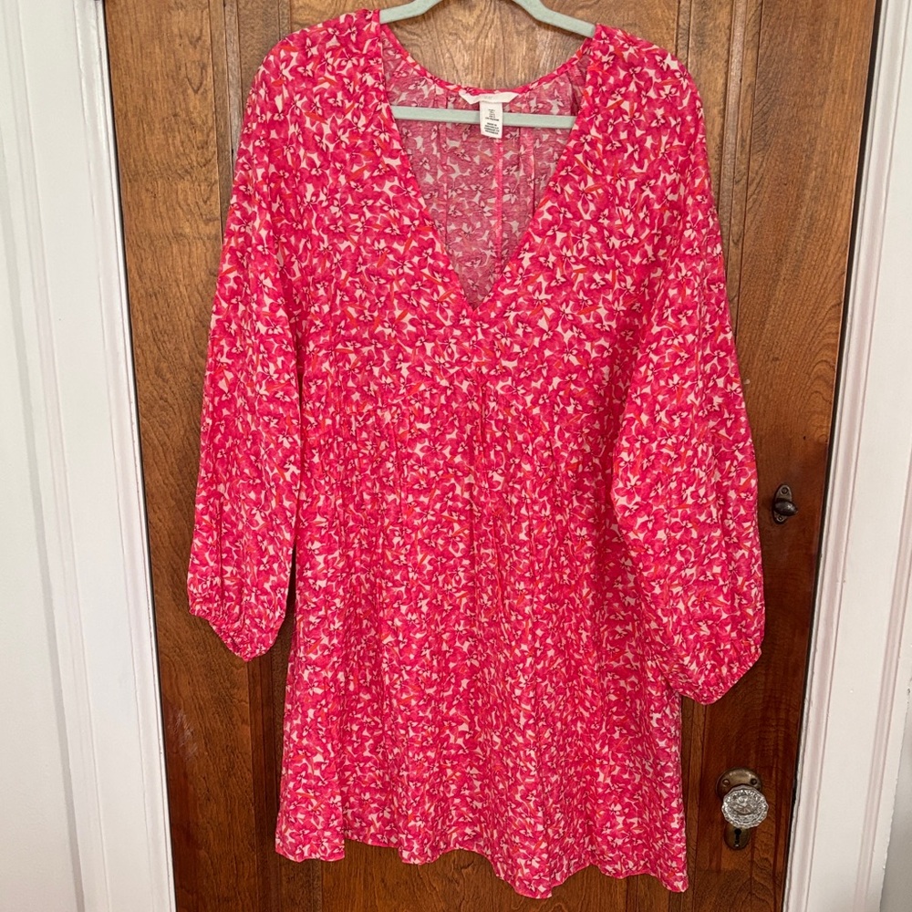 Floral V-Neck Dress